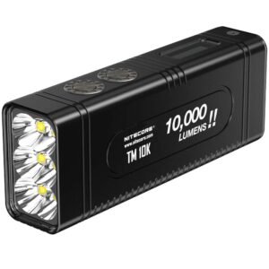 NITECORE TM10K - Taschenlampe mit 6x XHP35 HD LEDs für bis zu 10.000 Lumen