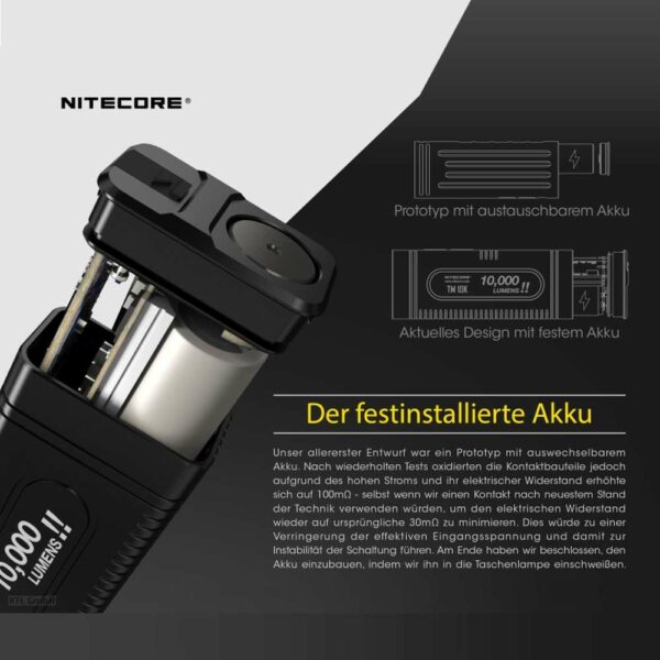 NITECORE TM10K - Taschenlampe mit 6x XHP35 HD LEDs für bis zu 10.000 Lumen – Bild 8