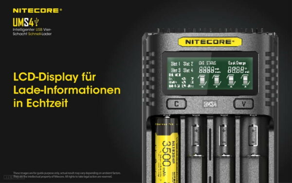 NITECORE UMS4 USB-Schnell-Ladegerät – Bild 11