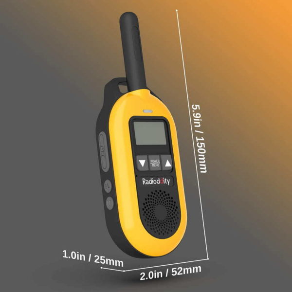 RADIODDITY PR-T2 Mini Walkie Talkies 2x – Bild 2