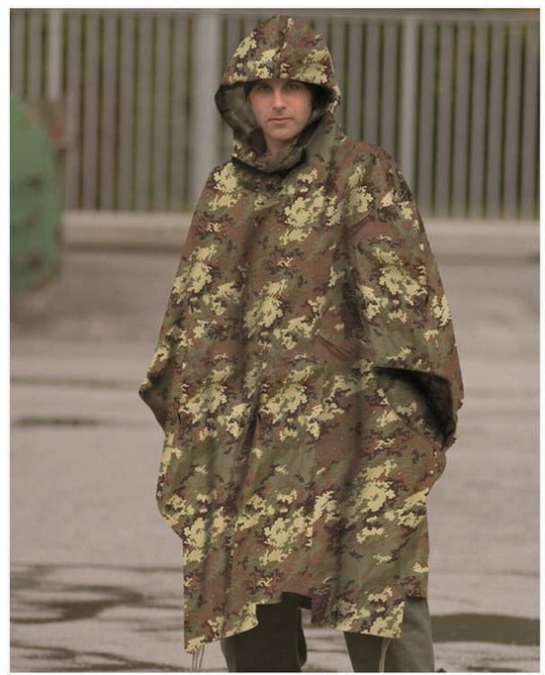 Regenponcho mit Kapuze, Notzelt – Bild 6