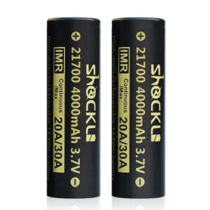 SHOCKLI 21700 Akkus mit 4.000mAh - 2 Stück