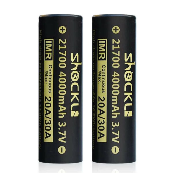 SHOCKLI 21700 Akkus mit 4.000mAh - 2 Stück