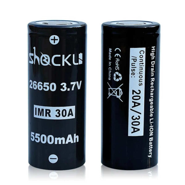 SHOCKLI IMR30A 26650 3,7V 5.500mah 30A Akku