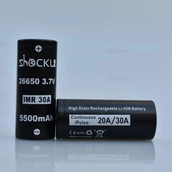 SHOCKLI IMR30A 26650 3,7V 5.500mah 30A Akku – Bild 4