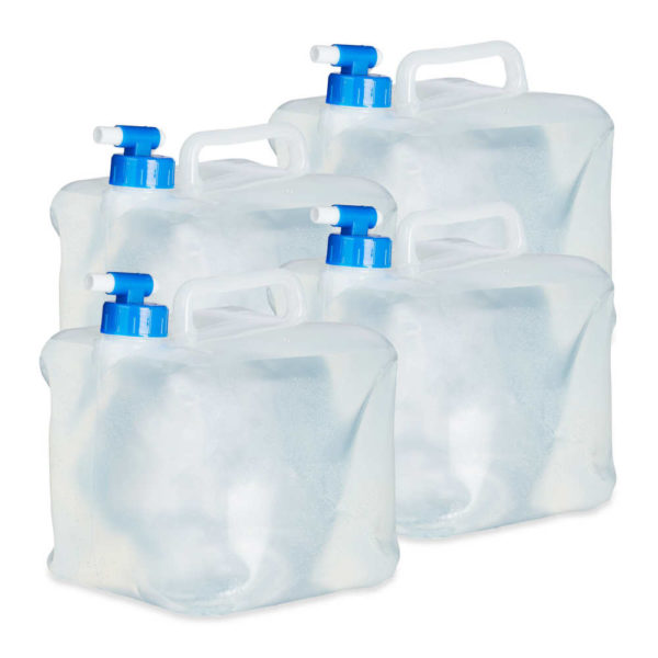 Wasserkanister BPA-frei faltbar, 4er Set