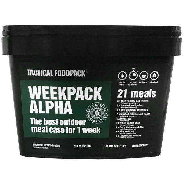 TACTICAL FOODPACK Weekpack Not-Nahrung für 1 Person/Woche – Bild 2
