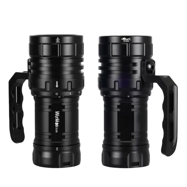 WURKKOS DL06 Taucher Taschenlampe mit 6x XHP50.2 und 15.000 Lumen – Bild 3