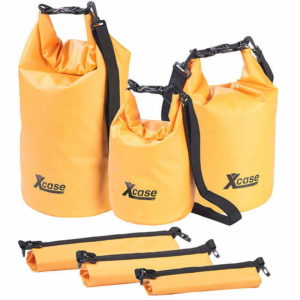 XCASE Wasserdichte Packsäcke aus LKW-Plane, 3er-Set
